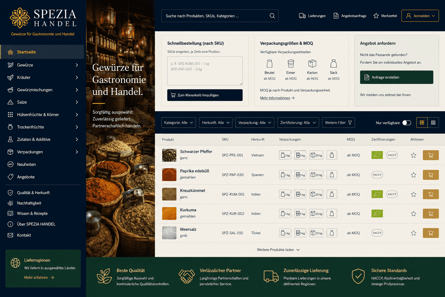 Commerce-Designstudie: Großhandel & B2B